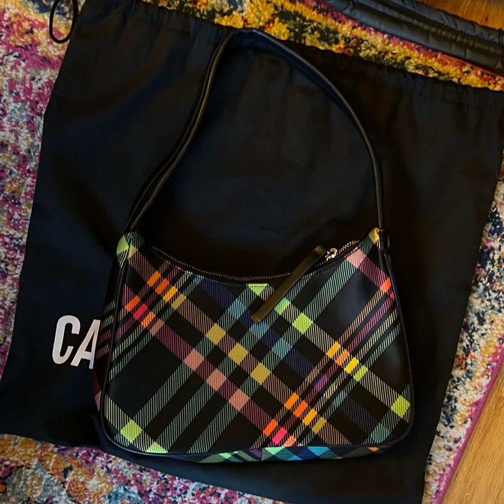 Cara Benevenia Plaid Shoulder Bag